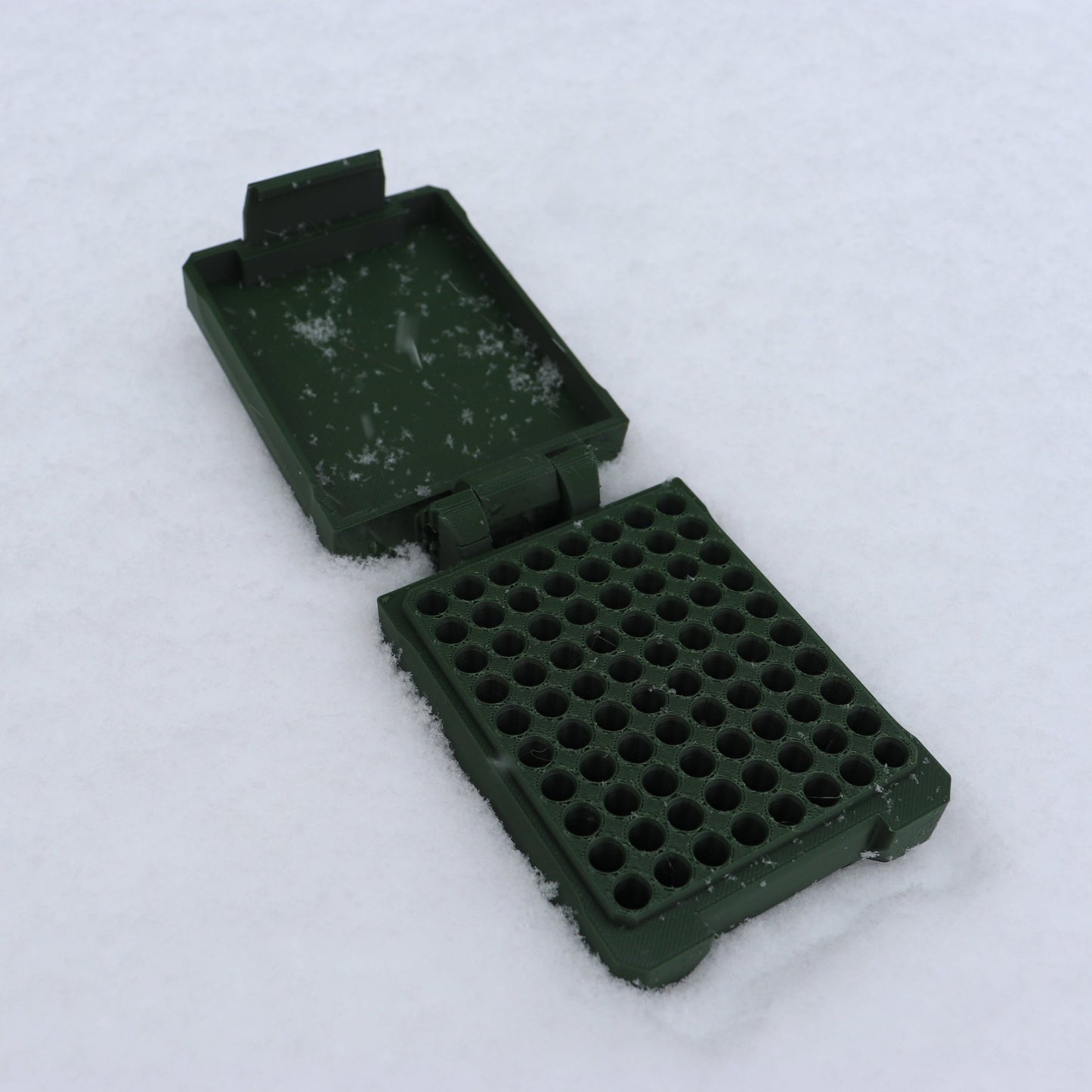 22 LR rimfire ammo storage case with 80 round capacity