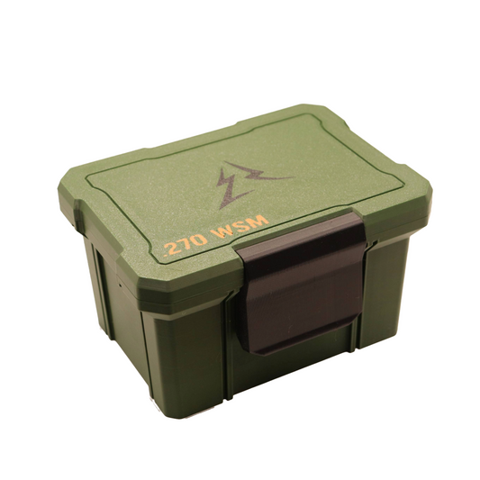 270 Winchester Short Magnum Rifle Ammo Box - 35 Round Capacity
