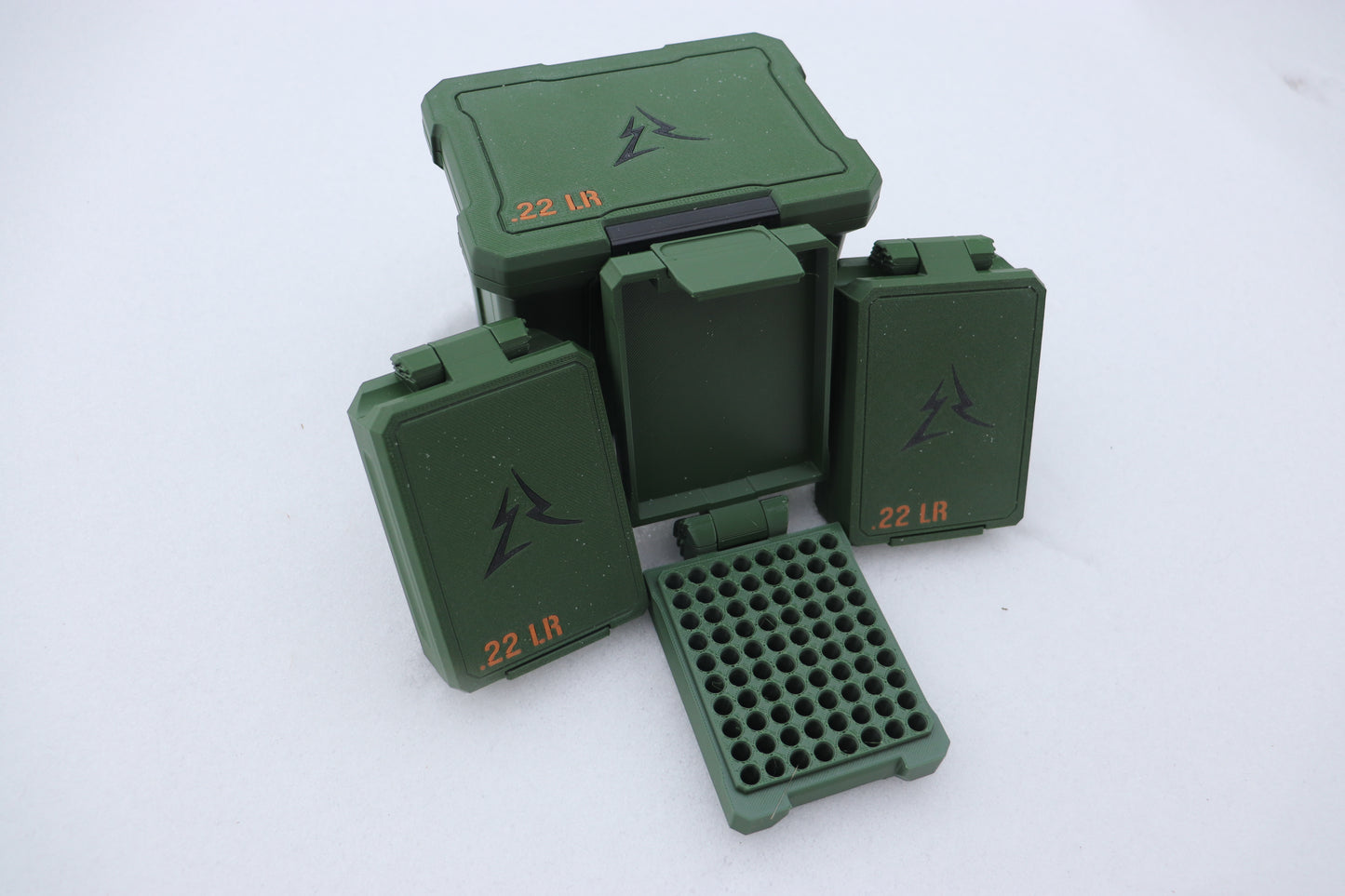 22 LR Box and 3 x 80 Round Cases