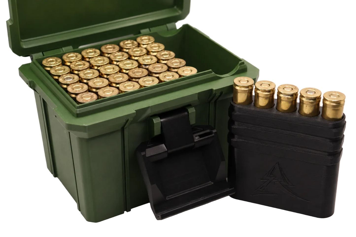 East Ridge Pocket Pack compatible ammo box loaded with rounds