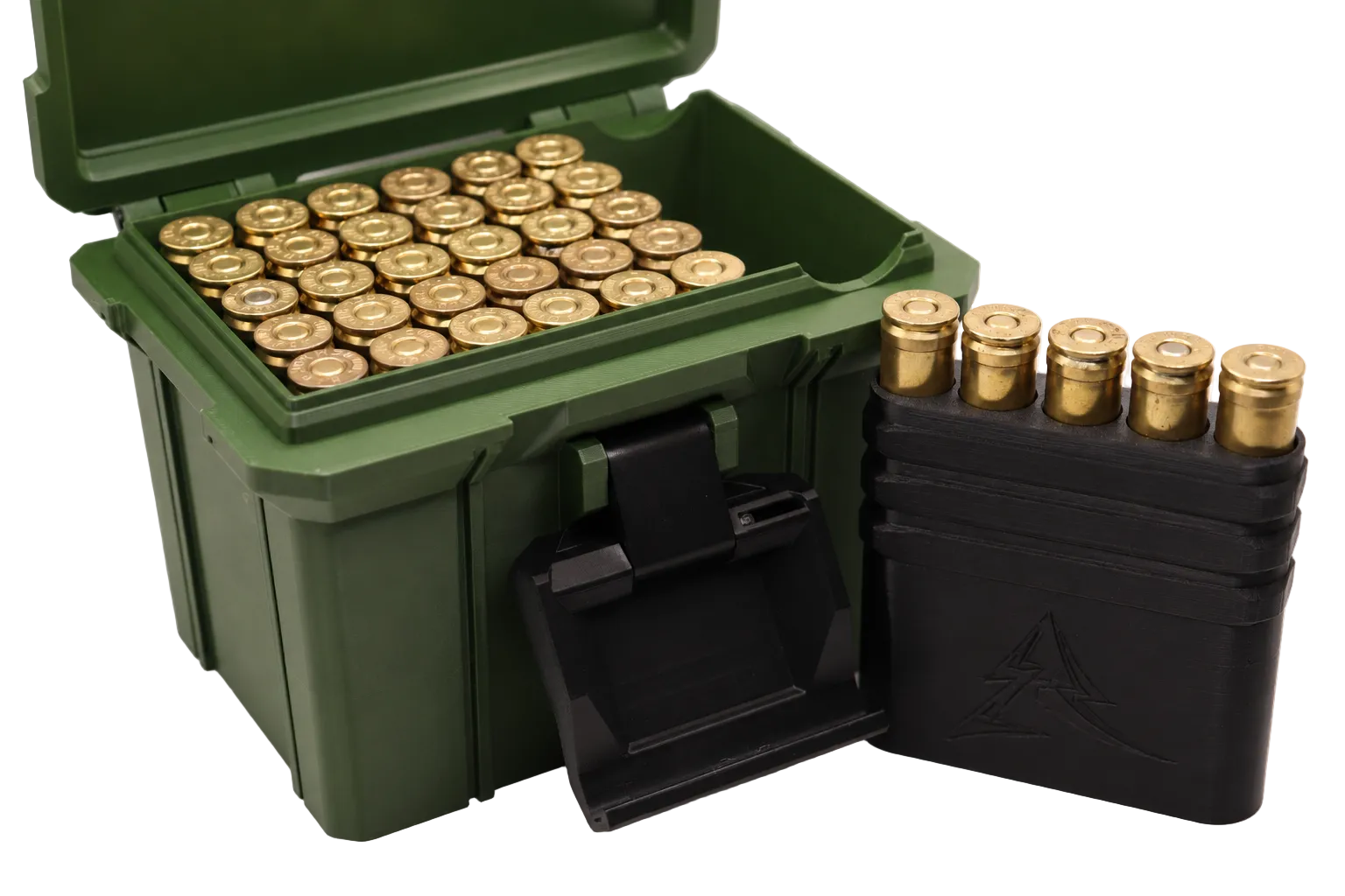 East Ridge Pocket Pack compatible ammo box loaded with rounds