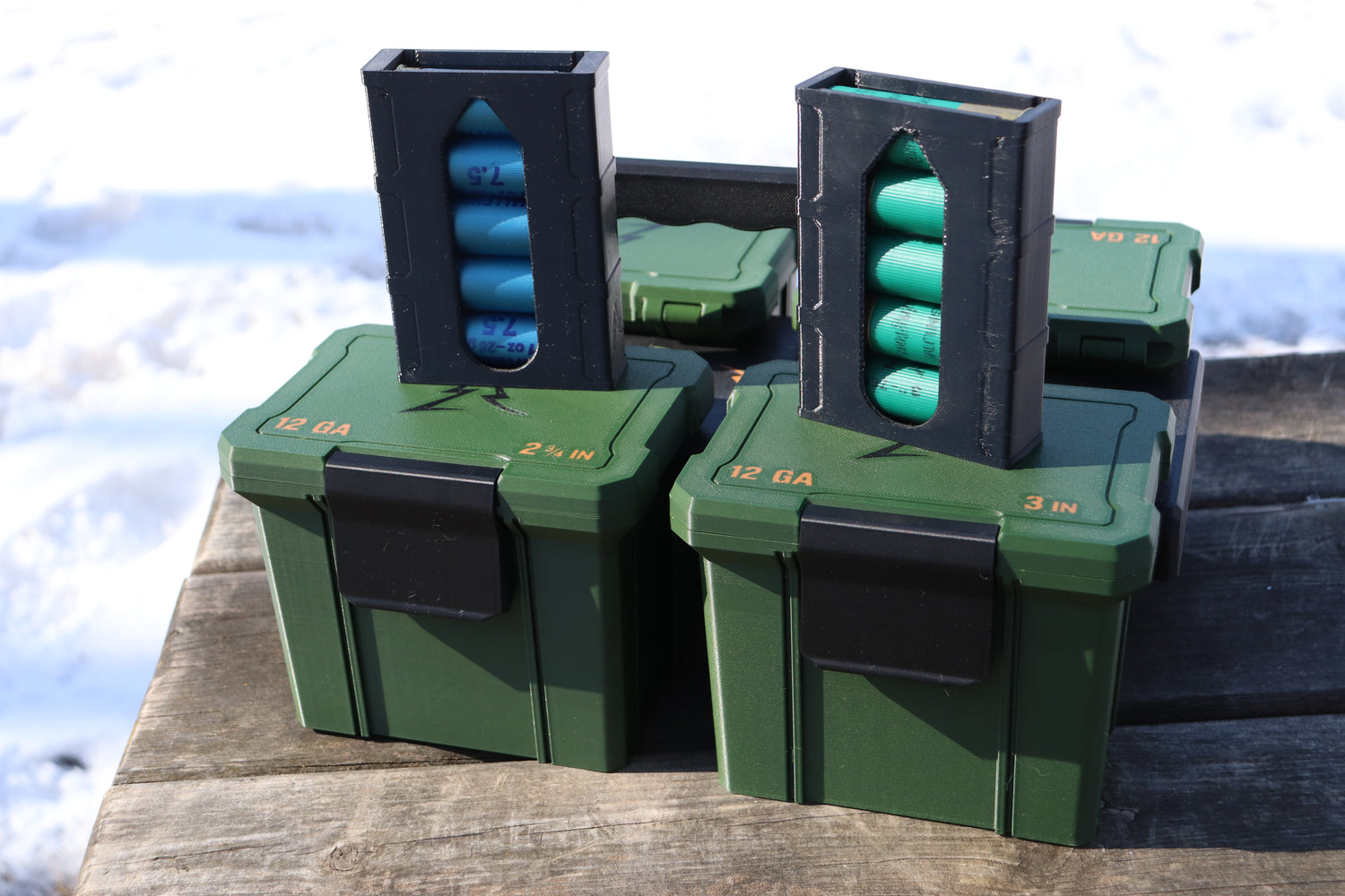East Ridge Shotgun Shell boxes and 5 round pocket packs